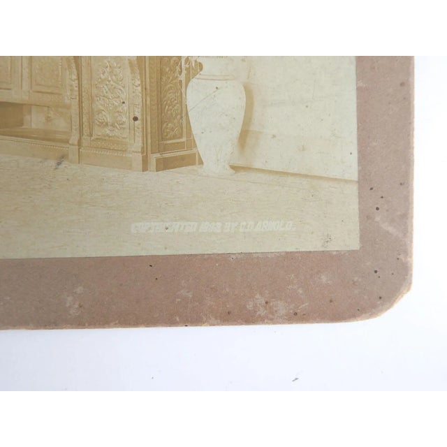 Antique 1893 sepia albumen photograph by Charles Dudley Arnold. He was the official photographer of the 1893 World's...