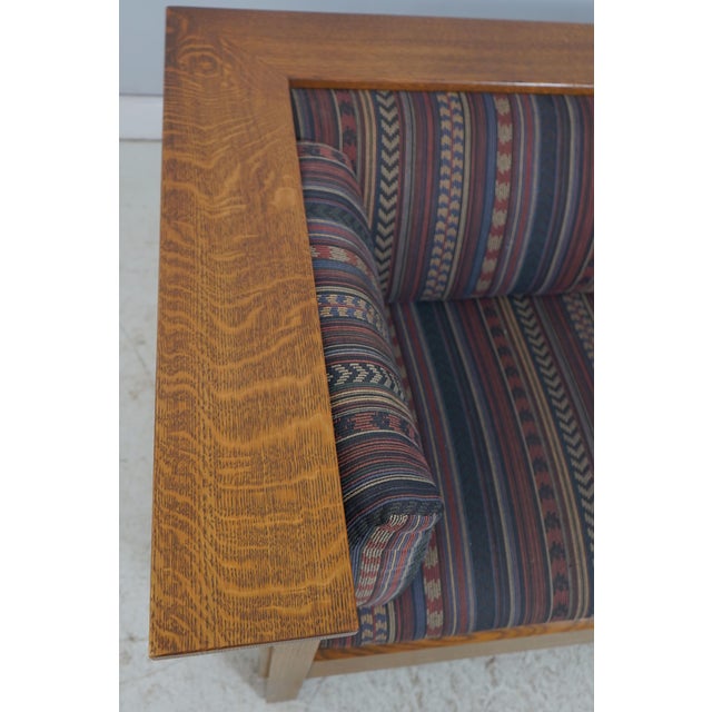 Stickley Stickley Mission Oak Arts & Crafts Loveseat For Sale - Image 4 of 18