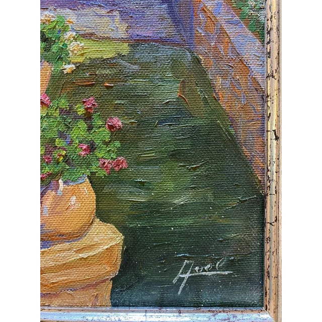 Early 21st Century Avel, Patio de Vielha, 2023, Oil on Canvas, Framed For Sale - Image 5 of 7