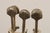Hollywood-Regency Style Brass Fireplace Tool Set With Seashell Handles and Pan For Sale - Image 14 of 18