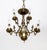 Traditional 19th Century Dutch 5-Light Brass Chandelier With Flame Detailing For Sale - Image 3 of 9