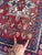 Persian Vintage Persian Tribal Karaja 2 Toned Reds Rug 3.6 x 4.6 For Sale - Image 3 of 6