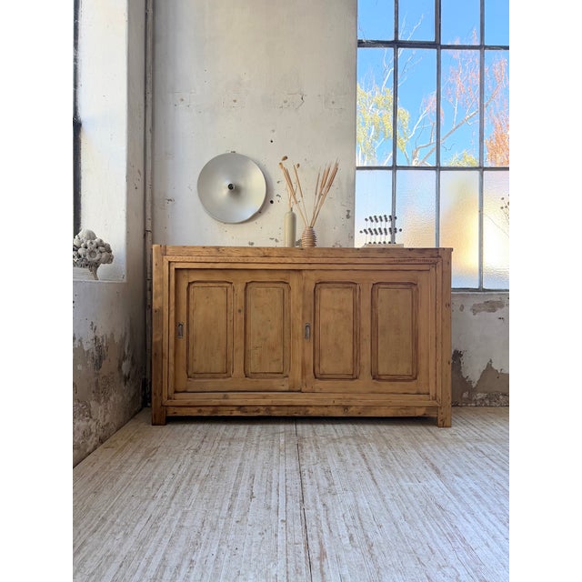 Vintage Sliding Door Sideboard, 1950s For Sale - Image 18 of 18