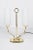 Stilnovo Stilnovo 1950s Italian Table Lamp in Brass and Case Glass Satin Shades For Sale - Image 4 of 8