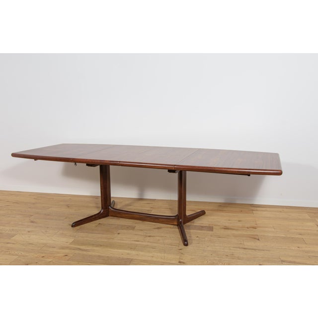 Mid-Century Modern Rosewood Extending Dining Table, Denmark, 1960s For Sale - Image 11 of 18