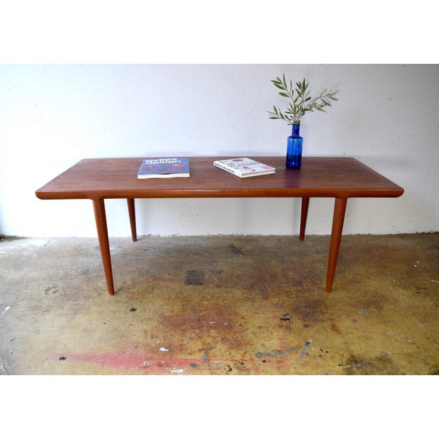 Danish Teak Coffee Table, 1960s For Sale - Image 4 of 8