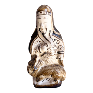 Antique Chinese Zhao Gongming God of Wealth Fortune Ming Cizhou Tz’uchou Pottery