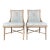 Vintage McGuire Passage Side Chairs – Pair – Cane Back Rattan Frames For Sale