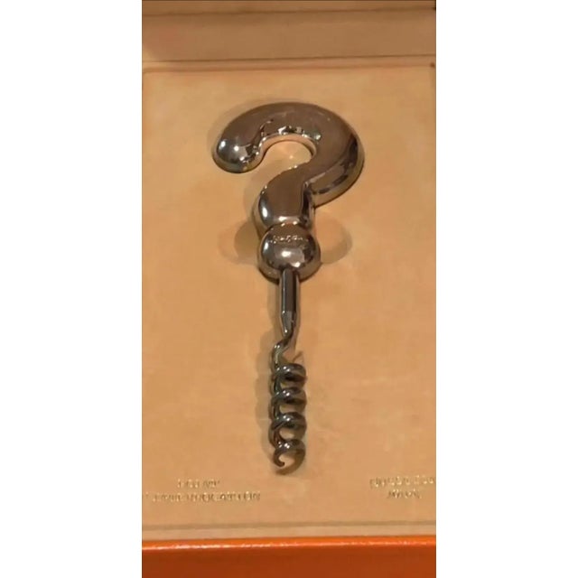 1990s Vintage French Saint Hilaire Paris Question Mark Corkscrew For Sale - Image 5 of 7