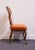 Mid 20th Century Vintage Antique Solid Beech Louis XV Victorian Rococo Revival Accent Side Chair W. Embossed Velvet Upholstery For Sale - Image 5 of 9