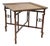 Mid 20th Century Michael Taylor for Baker Far East Asian Burl Wood Square Occasional Side Table For Sale