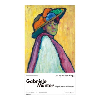 Gabriele Münter Portrait of Marianne Von Werefkin Official Exhibition Poster For Sale