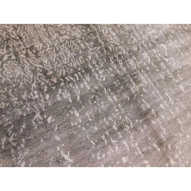 Handmade Bamboo Silk Rug. 8'1"x 10' For Sale - Image 13 of 18