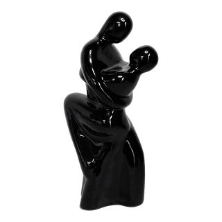 Postmodern Porcelain Couple Dancing Tango Sculpture by Haeger For Sale