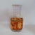Vintage Mid Century Modern Kig Glass Carafe Sunflower Floral Orange Retro Juice Pitcher For Sale - Image 6 of 10
