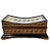Gold Antique Hand Made Highly Decorated Burmese Gilded Wood Lacquerware Pillow Box For Sale - Image 8 of 10