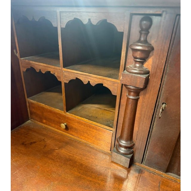 Antique Mahogany Secretary Desk For Sale In Atlanta - Image 6 of 12