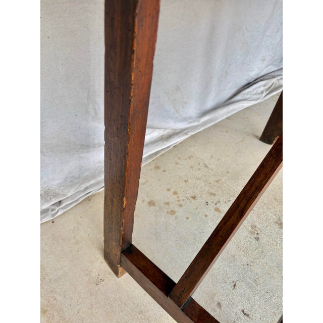 Wood Late 19th Century Italian Walnut Fratino Style Console Table For Sale - Image 7 of 12