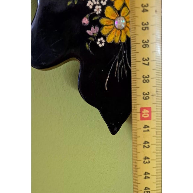 Vintage Handmade Wall Clock, 1960s For Sale - Image 9 of 11