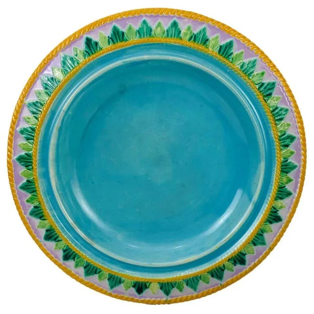 George Jones Majolica Cow Cheese Dome and Stand, Pink Ground, English 1873 For Sale - Image 10 of 13