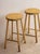 1950s Vintage Beech Stools, 1950s, Set of 2 For Sale - Image 5 of 6
