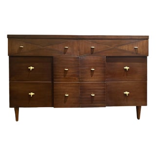 Mid Century Modern- Restored Kent Coffey “The Ensign” Dresser For Sale