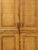 Wood Mid 20th Century Coastal Boho Faux Bamboo Wicker Rattan Armoire Wardrobe Combo With Foldout Desk For Sale - Image 7 of 15