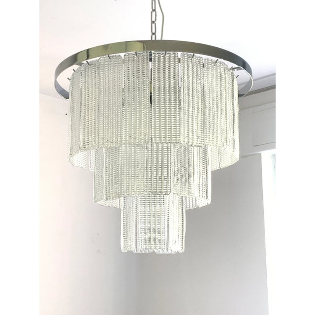 Murano Glass Sputnik Chandelier, Mazzega Style For Sale - Image 13 of 13