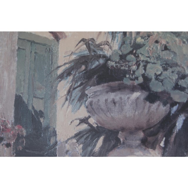 Large Framed Art Print of Gate & Foliage For Sale - Image 4 of 14