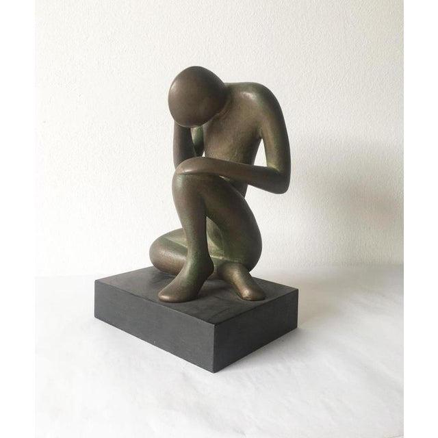1960s Bintou Abstract Bronze Sculpture by Andrea Picini, Italy, 1969 For Sale - Image 5 of 18
