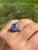 The Lathrop: Star Sapphire and Diamond Ring in Platinum For Sale - Image 11 of 11