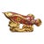 Late 19th Century Cloisonné Enamel Fish Statue on Gilt Base, 3.05kg For Sale