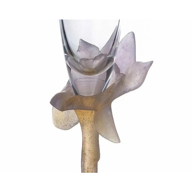 Crystal Cup from Daum, 20th Century For Sale - Image 3 of 5