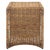Wood Zendy Wicker Rattan Waterfall Accent Table in Honey Brown Wash For Sale - Image 7 of 8