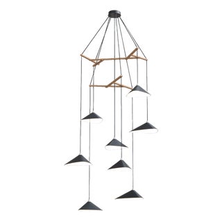 Emily V8 Group in Semi Matte Paint Pendant from Moss Objects For Sale