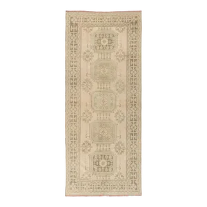 Vintage Oushak Anatolian Runner 4'7 X 11'2