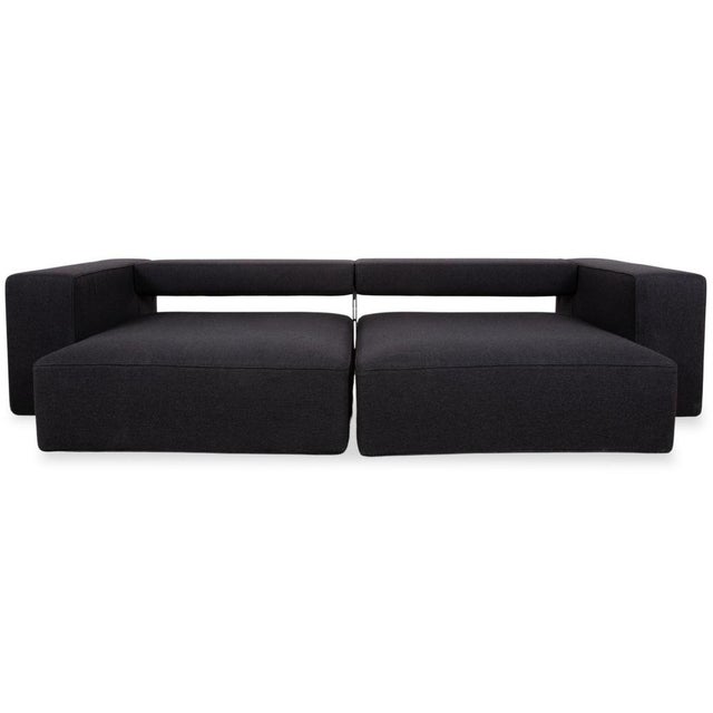 Andy Fabric Three-Seater Grey Anthracite Sofa with Manual Function from B&B Italia / C&B Italia For Sale - Image 16 of 16