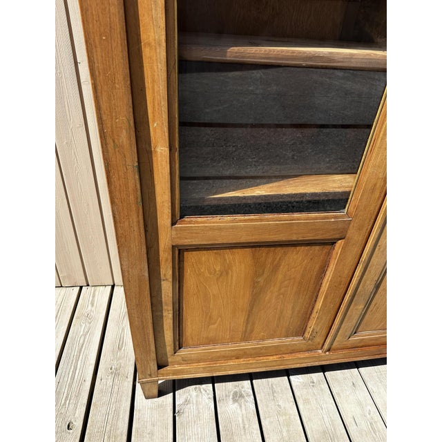 Walnut Display Cabinet, 1890s For Sale - Image 5 of 13