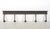 Mid 20th Century Antique Wrought Iron Industrial Peg Wall Rack For Sale - Image 5 of 6