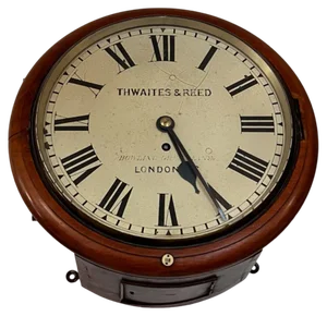19th Century Wall Clock from Thwaites and Reed, 1890s