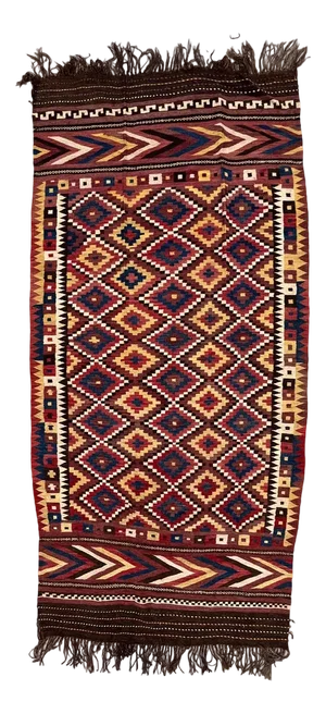 Vintage Afghan Tribal Kilim Wool Rug