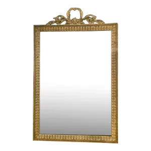 19th Century French Louis XVI Style Bronze Dore Picture Frame