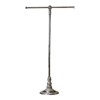 Early 20th Century Art Deco Nickel-Plated Department Store Garment Rack For Sale