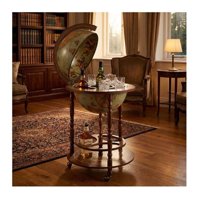 Early 21st Century Juno Lagoon Bar Globe by Zoffoli Mappamondi For Sale - Image 5 of 8