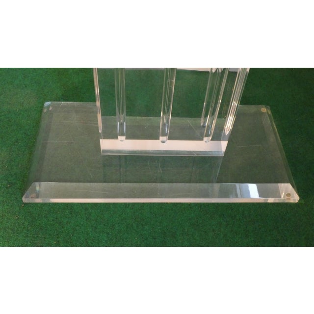 2000 - 2009 Vintage Sculptural Base for Acrylic Glass Table, Italy, 2000 For Sale - Image 5 of 16