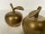 Mid 20th Century Mid 20th Century Solid Brass Apple Bells - a Pair For Sale - Image 5 of 9