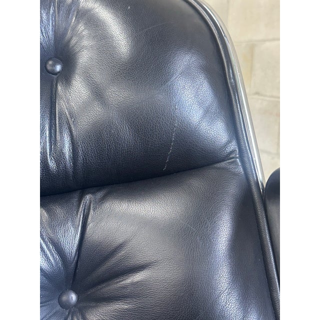 1980s Charles Pollock for Knoll Office Desk Chair For Sale - Image 10 of 12