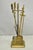 Antique English Federal Brass Urn Finial Fireplace Tool Set With Stand For Sale - Image 12 of 12