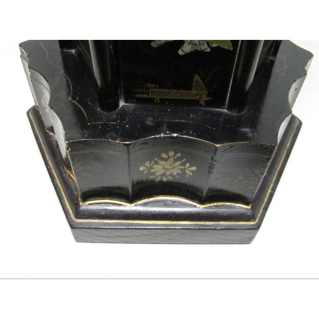 Vintage English Chinoiserie Decorated Table Lamp For Sale - Image 13 of 15