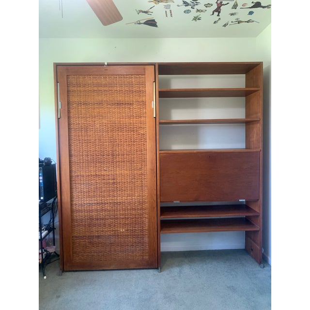 Ry Mobler Ry Møbler Ry100 Hans J Wegner Teak Murphy Bed Wall Unit For Sale - Image 4 of 12